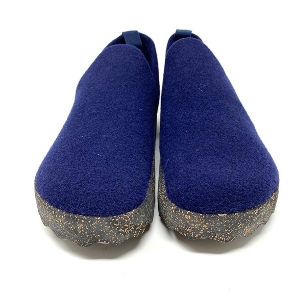 Asportuguesas City Felted Wool Slip On Shoes Navy main image 5